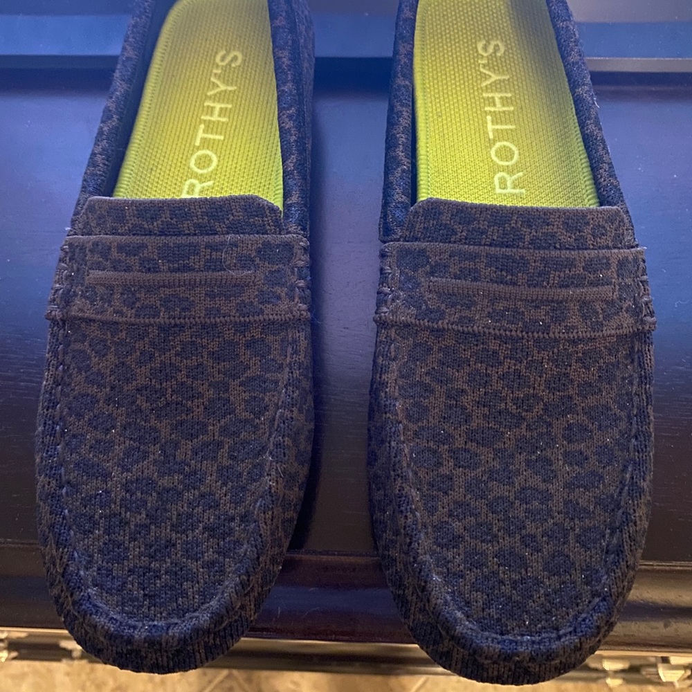 Rothy’s Chocolate Spot Drivers Size 8